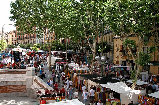 سوق البرغوث مدريد اسواق مدريد