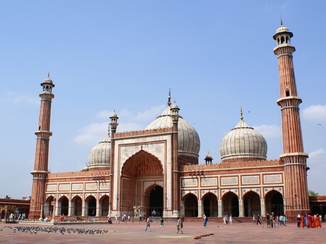 المسجد الجامع بدلهي الاماكن السياحية في نيودلهي