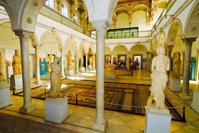المتحف الوطني بباردو اماكن سياحية في تونس العاصمة
