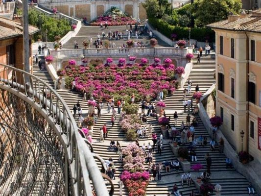 السلالم الاسبانية روما