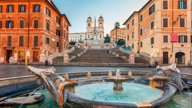 السلالم الاسبانية روما المناطق السياحية في روما
