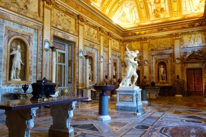 معرض بورغيزي اماكن سياحية في روما