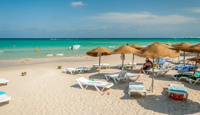 شاطئ الحمامات تونس